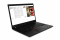 Laptop Lenovo ThinkPad T490 czarny - widok frontu lewej strony