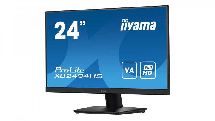 Monitor IIYAMA ProLite XU2494HS-B2 - widok frontu prawej strony