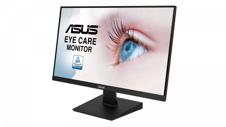 Monitor Asus VA27EHE czarny - widok frontu prawej strony