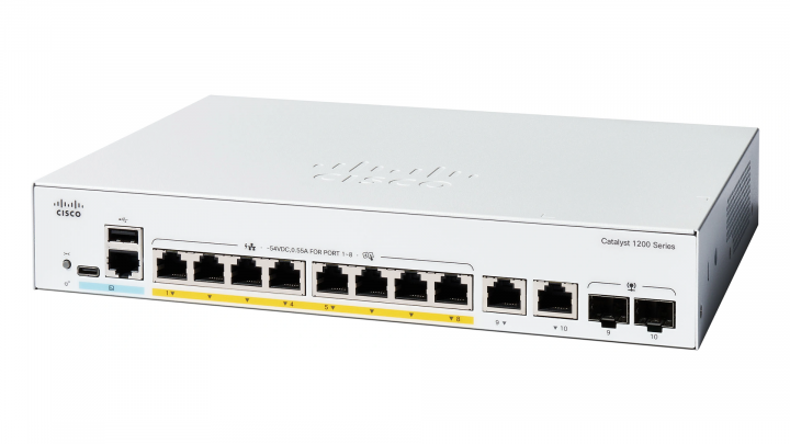 Switch Cisco C1200-8FP-2G