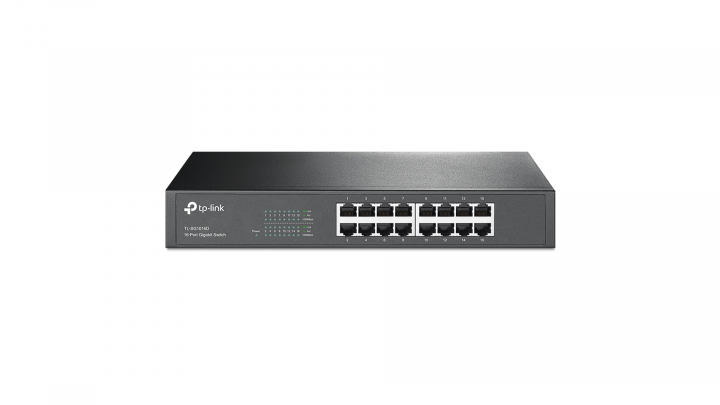 Switch TP-Link TL-SG1016D - widok frontu