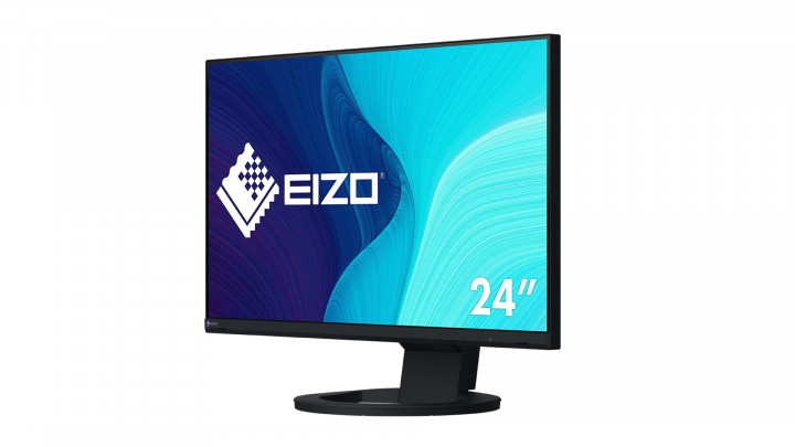 Monitor EIZO FlexScan EV2480 czarny - widok frontu prawej strony
