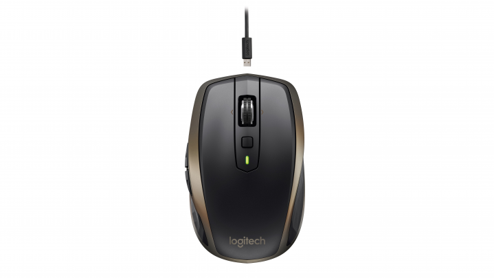 Mysz bezprzewodowa Logitech MX Anywhere 2 laserowa czarna 910-005215 - widok frontu v4
