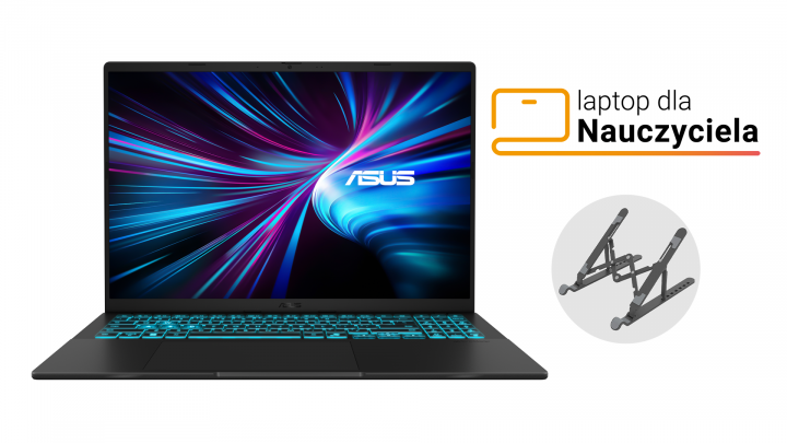 Laptop ASUS V16 V3607VM (BK keyb) Black BON 2