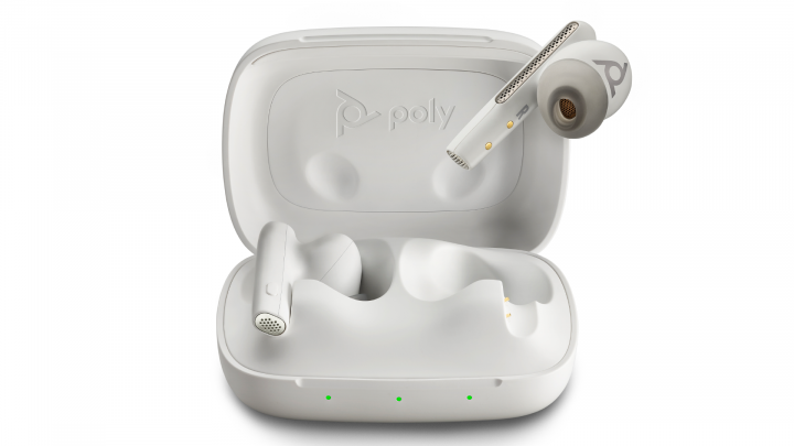 Słuchawki bezprzewodowe Poly Voyager Free 60 USB-C UC Charge Case White - 220758-02