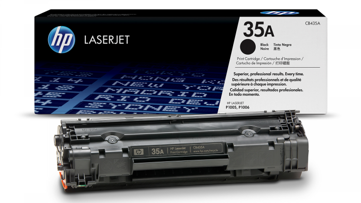 Toner HP 35A czarny CB435A przód