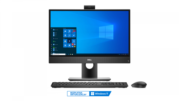 Komputer AiO Dell OptiPlex 3280 czarny - widok frontu