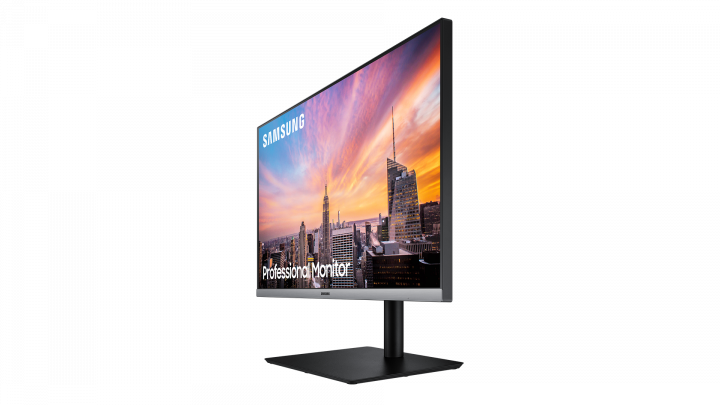 Monitor Samsung LS27R650FDUXEN czarny - widok frontu prawej strony