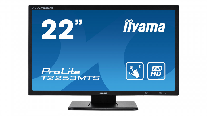 Monitor z dotykowym ekranem IIYAMA ProLite T2253MTS-B1 - widok frontu
