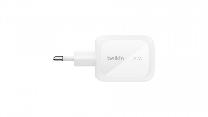 Ładowarka sieciowa Belkin 70W GaN 2x USB-C biała - WCH018hqWH 3