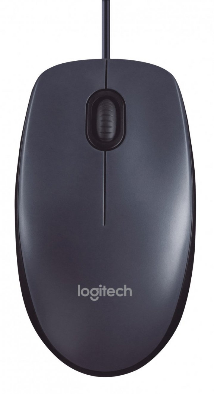 Mysz przewodowa Logitech M100 optyczna szara 910-005003