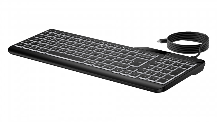 Klawiatura przewodowa HP 405 Backlit Wired Keyboard 7N7C1AA