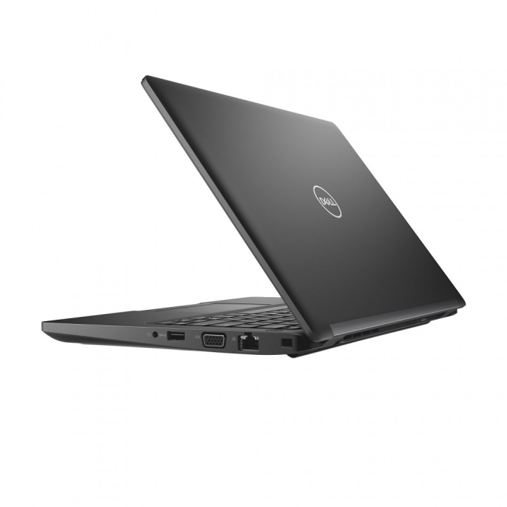 Laptop Dell Latitude 5290 czarny - widok tyłu prawej strony