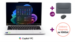 Laptop Lenovo ThinkPad X9-14 Gen 1 Aura Edition 21QA0085PB Ultra 7 258V Touch 14" 2.8K OLED 32GB 1000SSD Int W11Pro Biały 