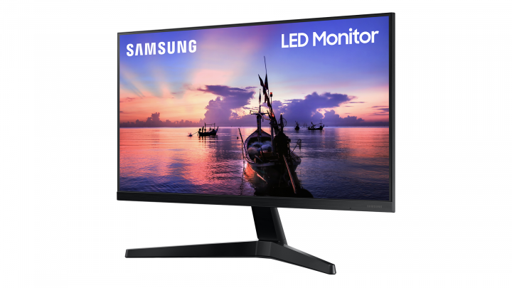 Monitor Samsung LF24T352FHRXEN - widok frontu prawej strony