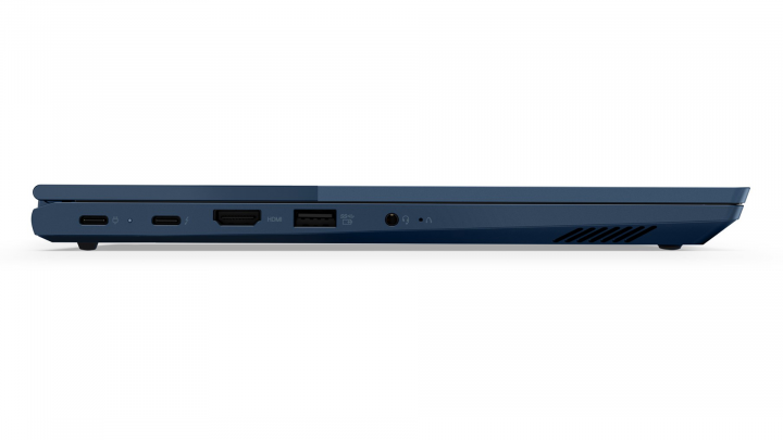 Laptop Lenovo ThinkBook 14s Yoga niebieski widok lewej strony
