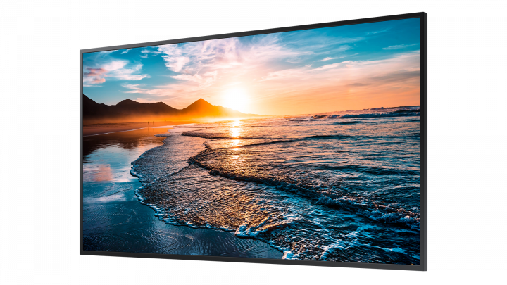 Monitor Samsung 50 QH50R LH50QHREBGCXEN - widok frontu prawej strony