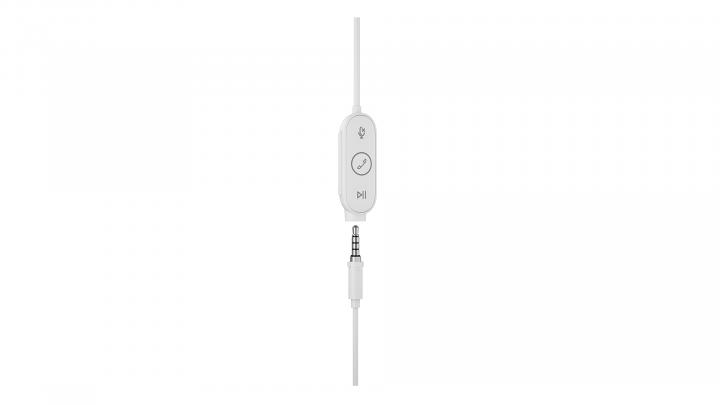 Słuchawki przewodowe Logitech Zone Wired Earbuds UC różowe 981-001135