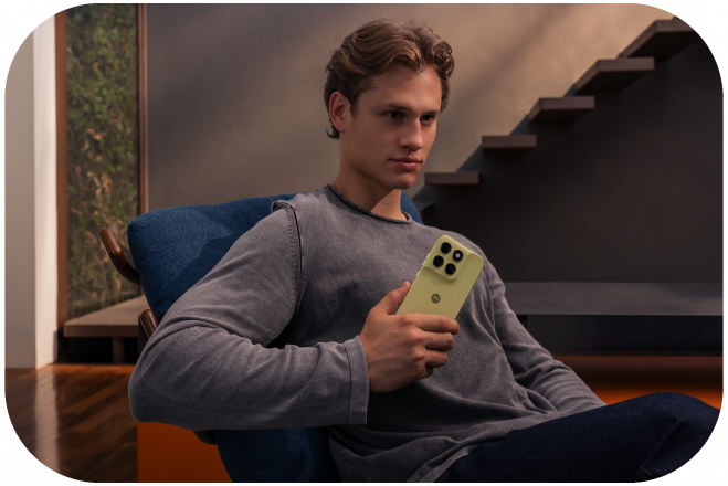 Smartfon Motorola moto g67 oliwkowy 6