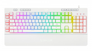 Klawiatura membranowa Redragon K512 Shiva White RED-K512W-RGB