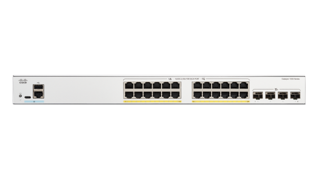 Switch Cisco C1300-24P-4X 24-port GE PoE+ 195W 4x10Gb SFP+