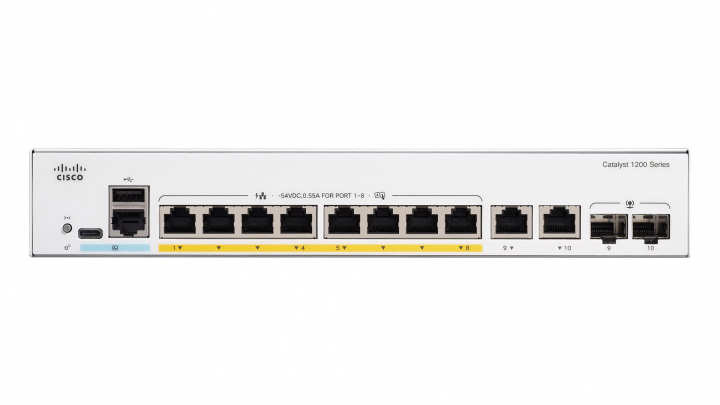 Switch Cisco C1200-8P-E-2G