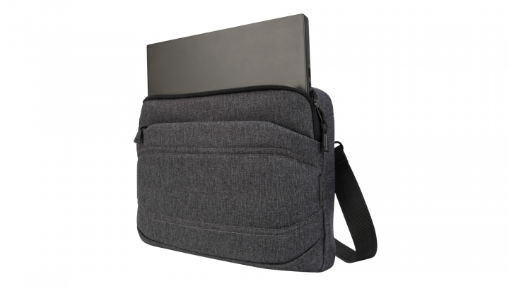 Walizka do laptopa Targus Rolling Laptop Case BEU0658C 16 czarna - przód prawa strona