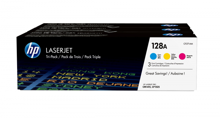 Toner HP 128A trójkolorowy