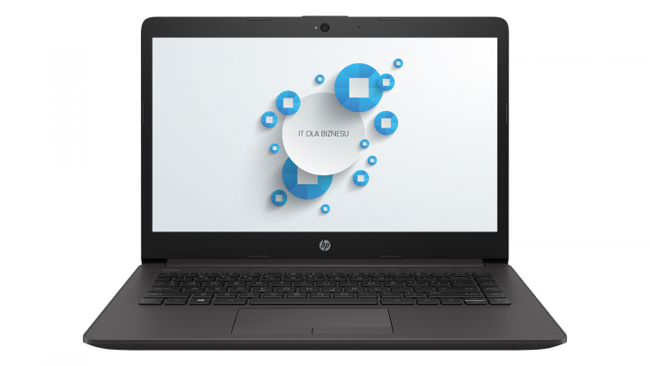 Laptop HP 240 G7 czarny noOS - przód