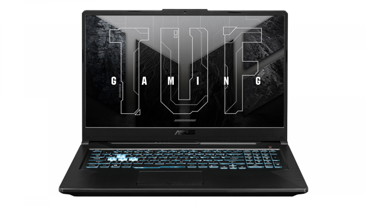 Laptop Asus TUF Gaming F17 W10H Graphite Black widok frontu2