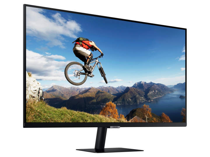 Monitor Samsung Smart M7 LS32AM700UUXEN - widok frontu lewej strony