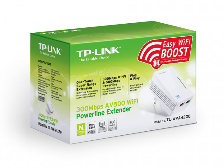 Powerline TP-Link TL-WPA4220 KIT - widok opakowania