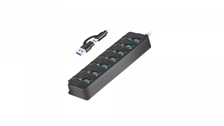 Hub USB-A/USB-C LogiLink UA0420 2