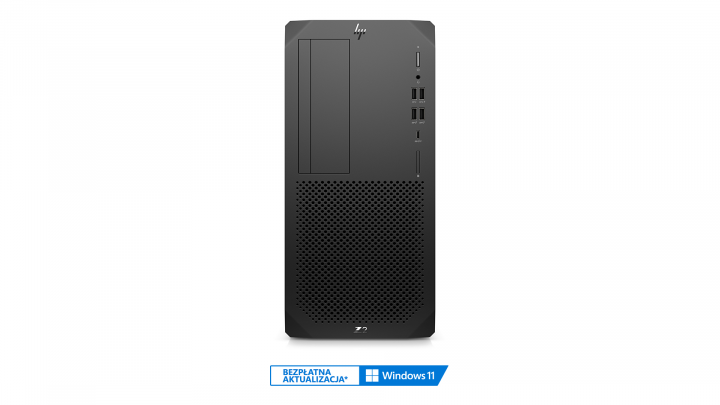 Stacja robocza HP Z2 Tower G5 czarny - widok frontu1