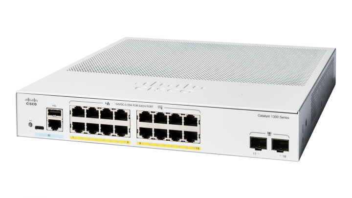 Switch Cisco C1300-8FP-2G 8-port GE PoE+ 120W 2x1Gb Combo 2