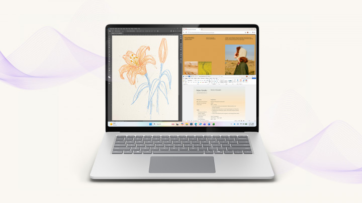 Surface Laptop 8 15cali Platynowy X2 top