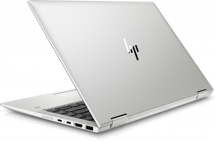 Laptop HP Elitebook x360 1040 G6 srebrny - widok klapy prawej strony