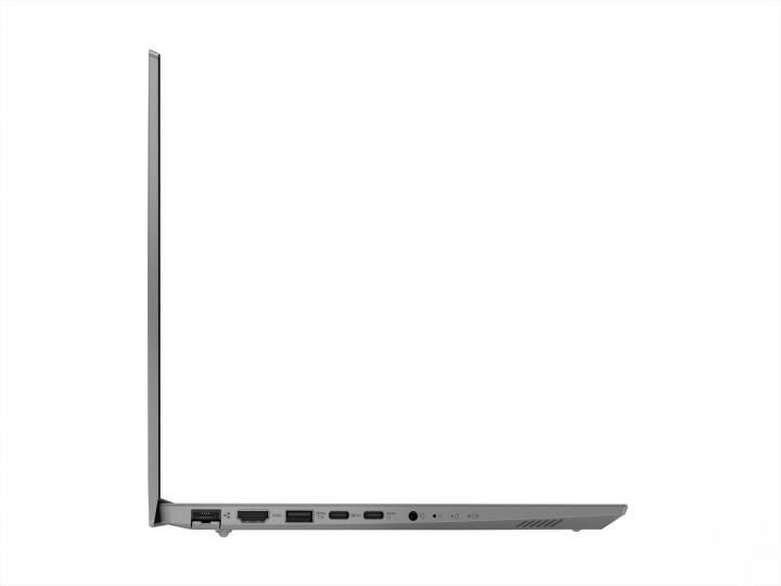 Laptop Lenovo ThinkBook 14-IML szary - widok lewej strony