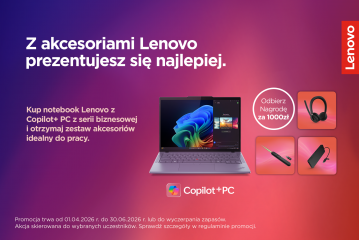 Z akcesoriami Lenovo prezentujesz się najlepiej. aktualność