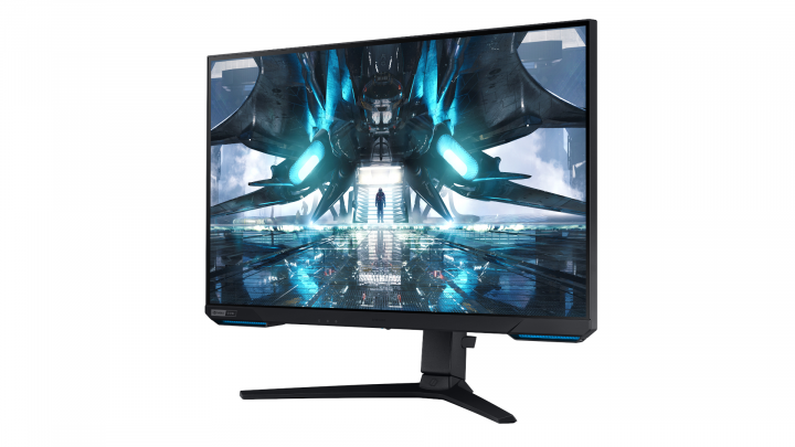 Monitor Samsung Odyssey G7A LS28AG700NUXEN - przód prawa strona