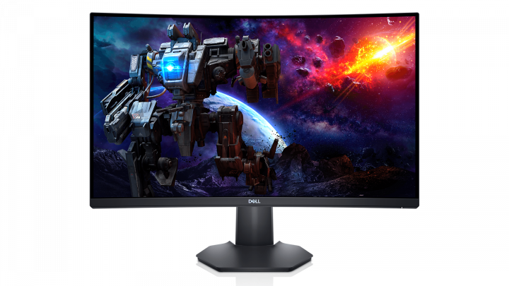 Monitor Dell Curved Gaming S2722DGM 210-AZZD - widok frontu