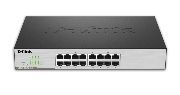 Switch D-Link DGS-1100-16 - widok frontu