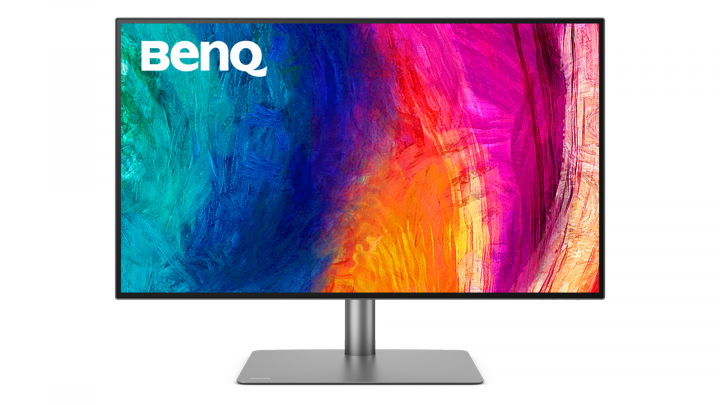 Monitor BenQ PD3225U 9H.LLYLA.TBE 31,5" 4K UHD IPS USB-C Dock 90W - widok frontu