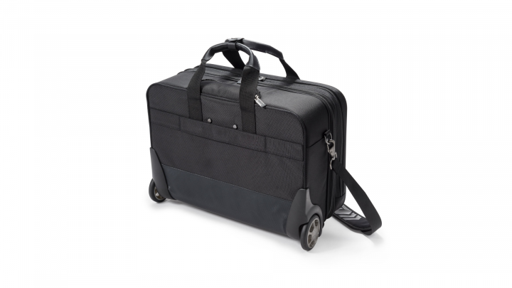 Walizka do laptopa DICOTA Top Traveller Roller PRO D30848 156 czarna - tył