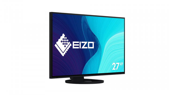 Monitor EIZO FlexScan EV2795 czarny - widok frontu lewej strony