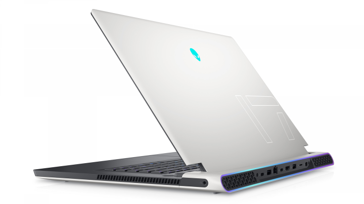 Alienware X17 R2 17R2 - widok klapy lewej strony