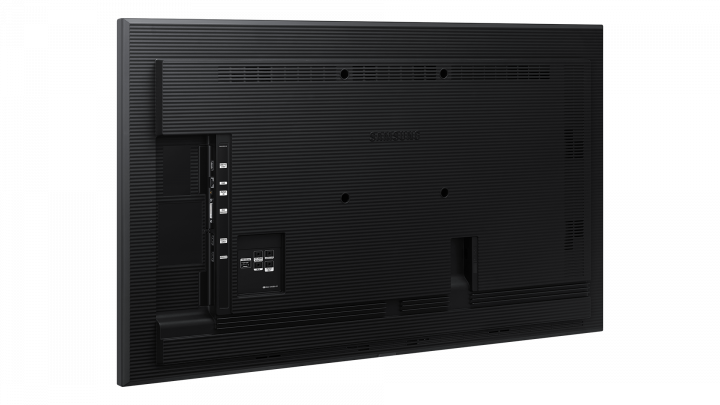 Monitor Samsung 50 QB50R-B LH50QBRBBGCXEN - widok z tyłu lewej strony