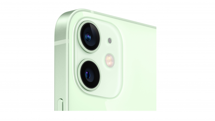 Smartfon Apple iPhone 12 mini zielony - widok tylnego aparatu