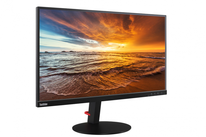 Monitor Lenovo ThinkVision P27u 61B0GAT1EU Wide - widok frontu lewej strony
