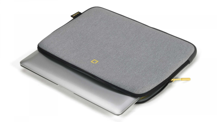 Etui do laptopa DICOTA Skin FLOW 141 D31743 szaro-żółte - przód1
